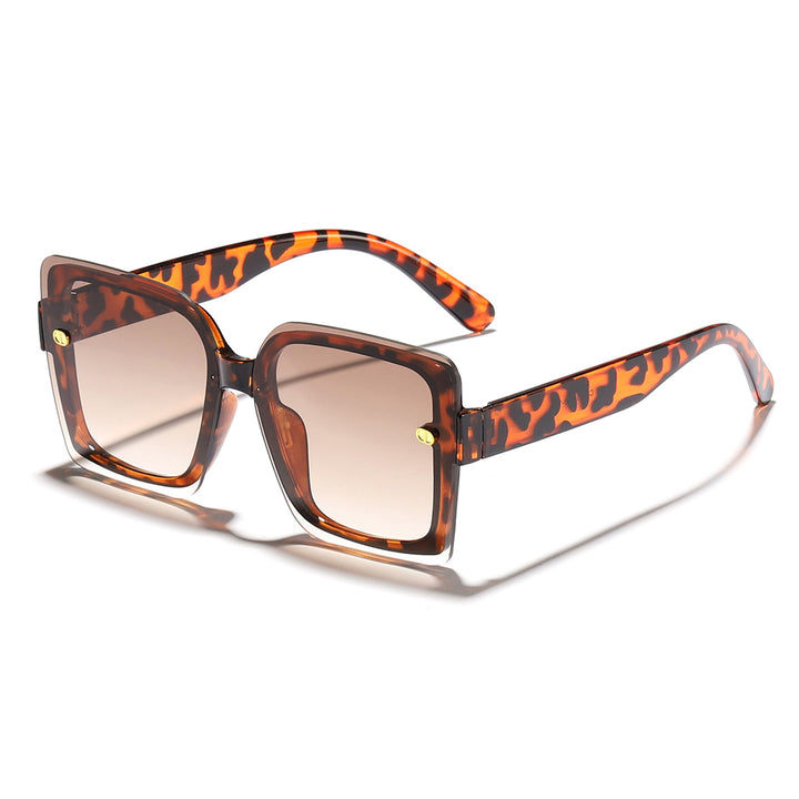 Damen modische Sonnenbrille mit quadratischem Design und hochwertigem Rahmen Karnz