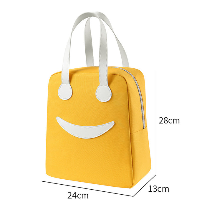 Süßes Smiley-Gesicht Lunchbag Karnz