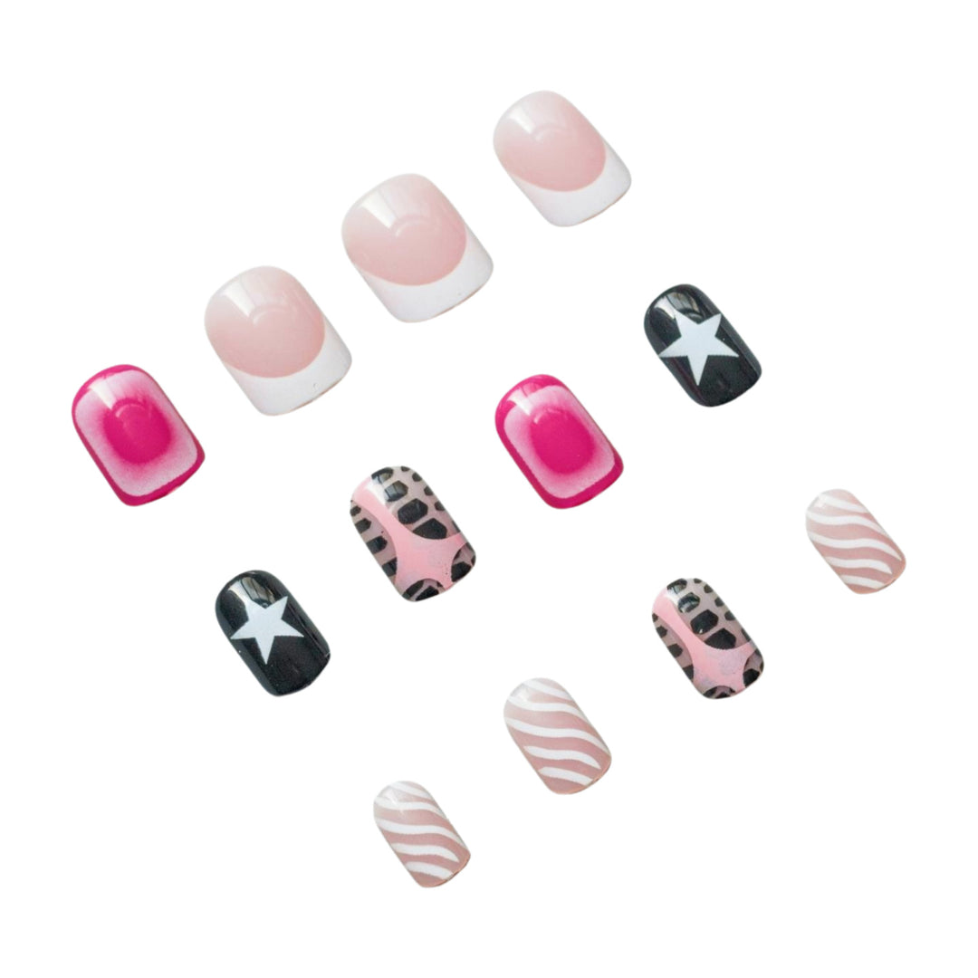 Trendige Gel-Nagelkunst-Set
