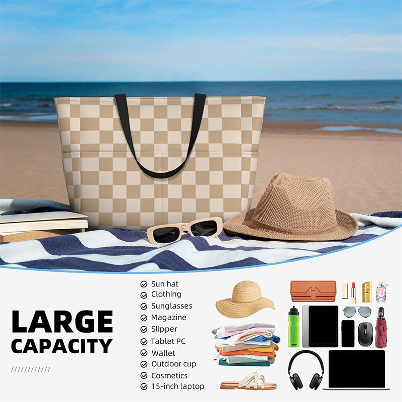Strapazierfähige Strandtasche mit Mehreren Fächern Karnz