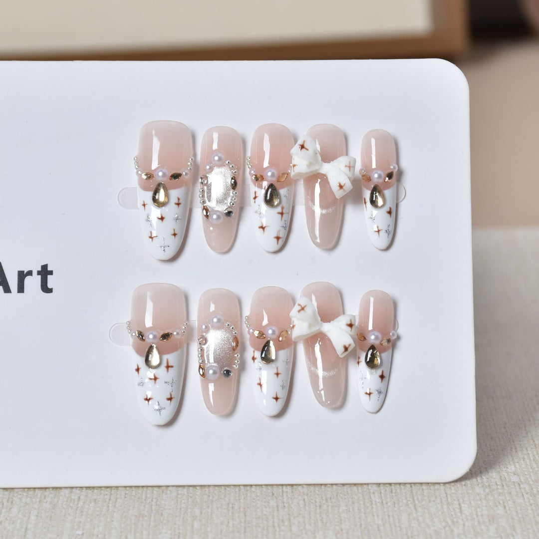 Dekoratives Press-On Nagelset Karnz
