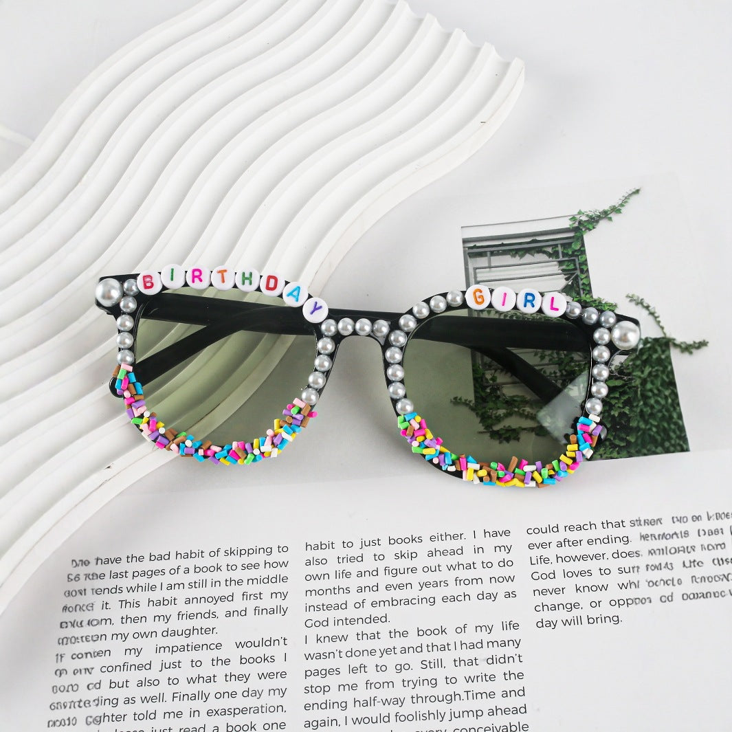 Dekorative Statement-Sonnenbrille Karnz