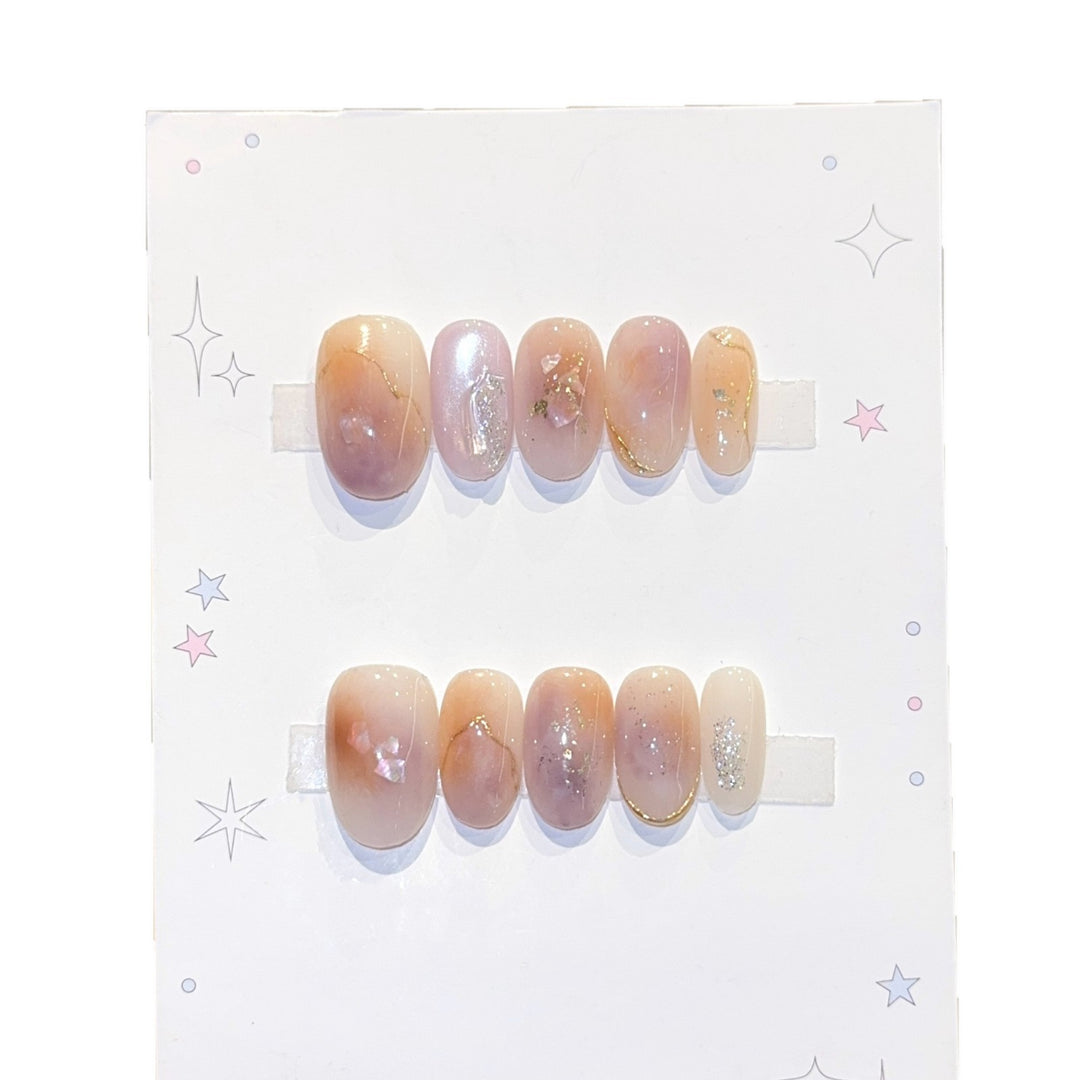 Künstliche Nagelspitzen mit Elegantem Design Karnz