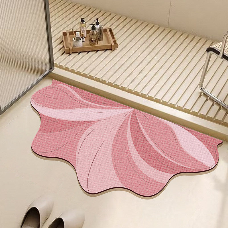 Blumenförmige Badematte