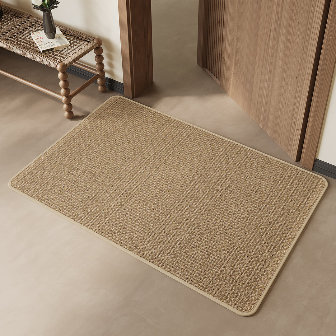 Natural Woven Low-Profile Entrance Door Mat