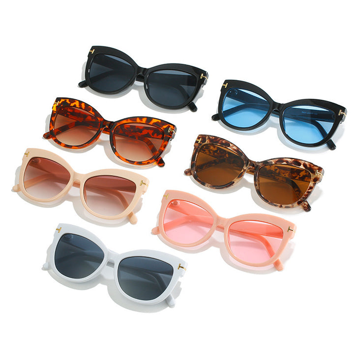 Chic Oversized Katzenaugen-Sonnenbrille Karnz