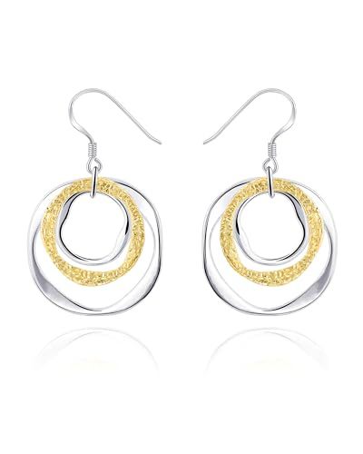 Elegante Spiral Drop Ohrringe Karnz