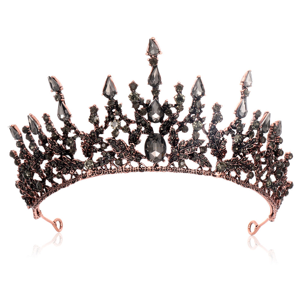 Damen Elegante Tiara mit funkelnden Kristallen Karnz