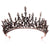 Damen Elegante Tiara mit funkelnden Kristallen Karnz
