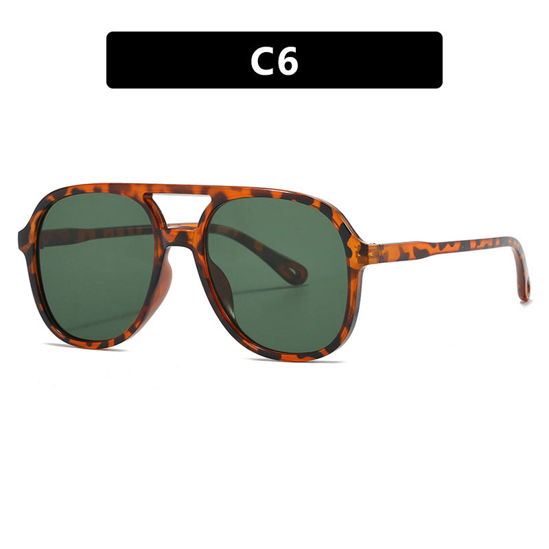Damen modische Sonnenbrille mit außergewöhnlichem quadratischem Rahmen Karnz