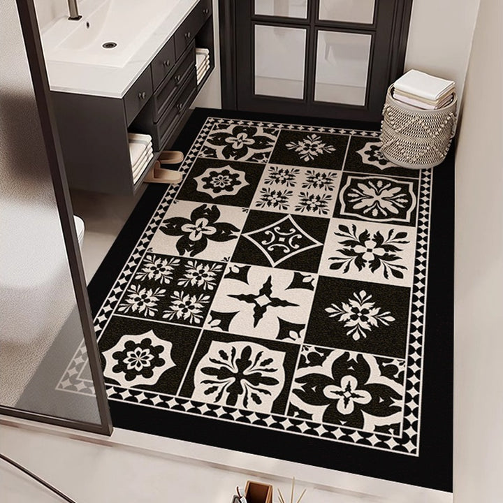 Mosaikmuster Badezimmerteppich