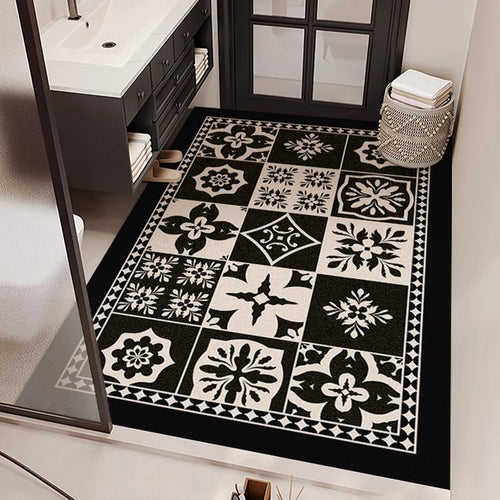 Mosaikmuster Badezimmerteppich
