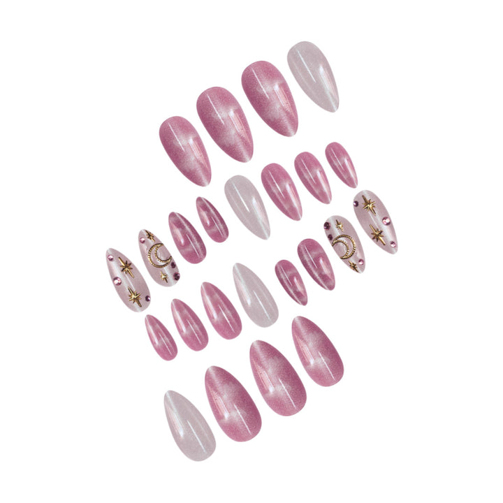 Himmlische Themen Press-On Nagelkunst Karnz