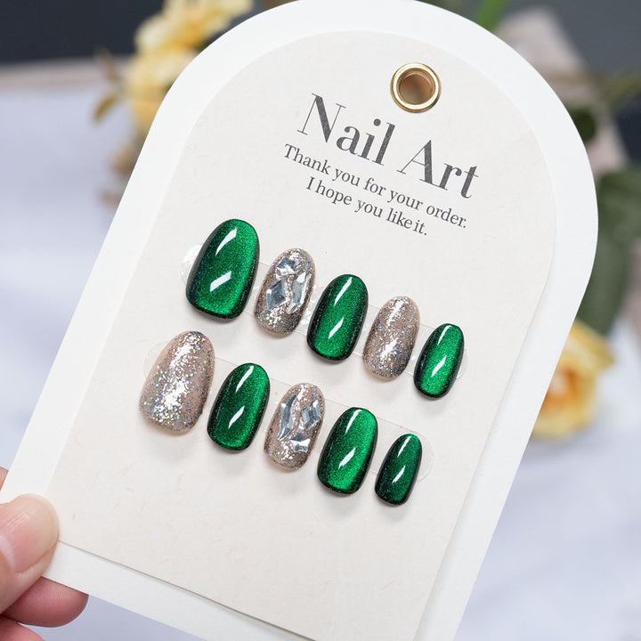 Hochglanz Press-On Nagelkunst