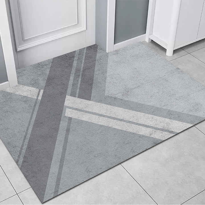 Geometrisch gemusterte Teppichmatte Karnz