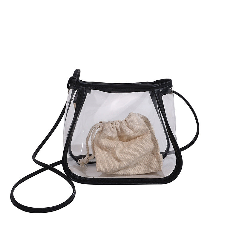 Transparente Mini-Eimer-Tasche Karnz