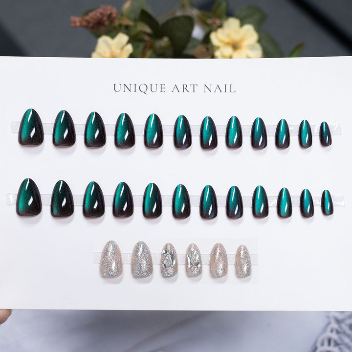 Hochglanz Press-On Nagelkunst