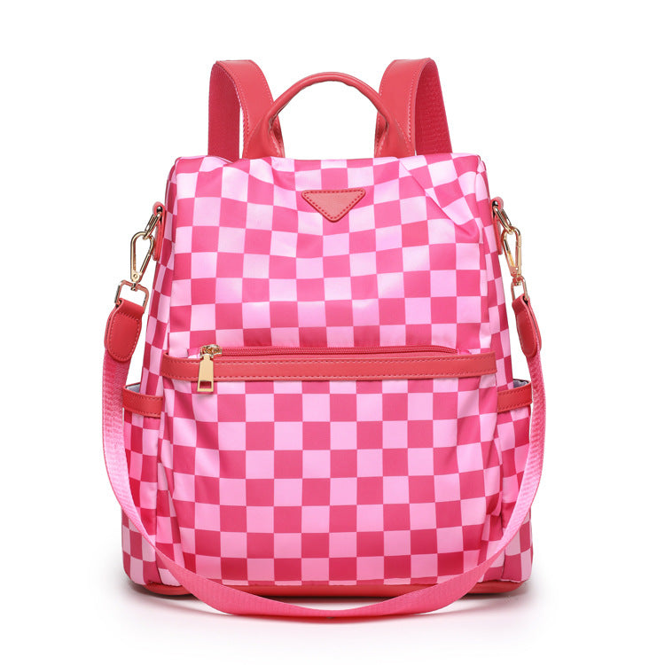 Stylische kariert Rucksack Karnz