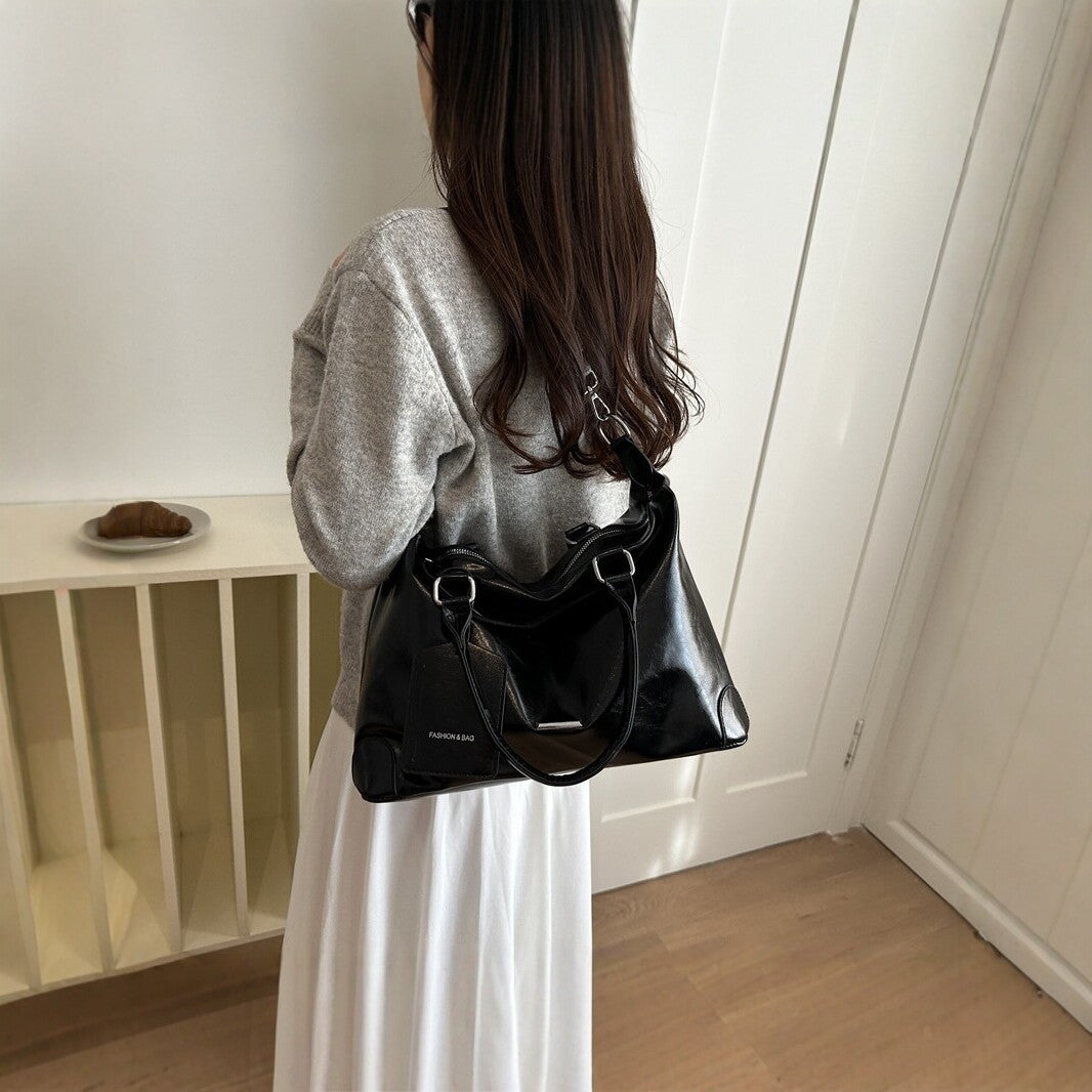 Elegante Kunstleder-Handtasche