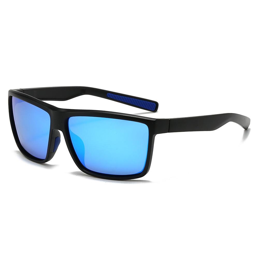 Herren Sportliche Sonnenbrille mit hochreflektierenden Gläsern und elastischem Rahmen Karnz