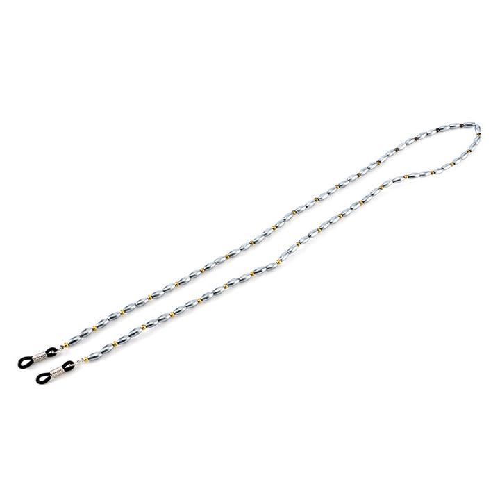Stylische Perlenbrille Kette Karnz