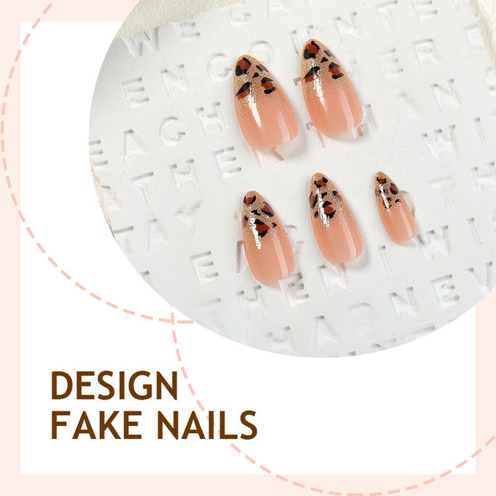 Kreatives Nagelkunst-Set mit Leopardenmuster Karnz