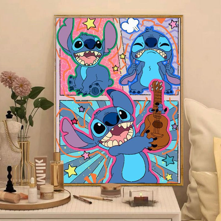 Verspielt Charakterillustration Wandkunst Karnz