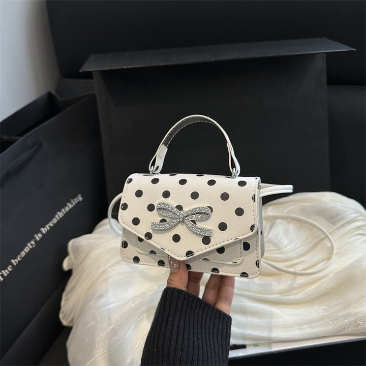 WoElegant Polka Dot Handtasche Karnz