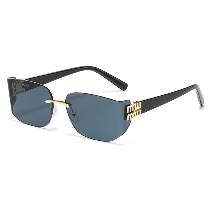 Stylische Eckige Sonnenbrille