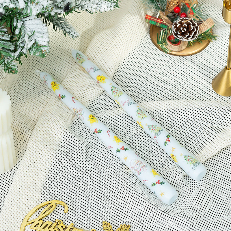 Dekorative Weihnachtskerzen