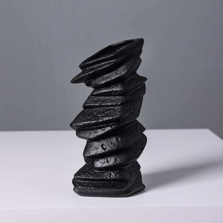 Abstrakte Texturierte Keramische Skulptur