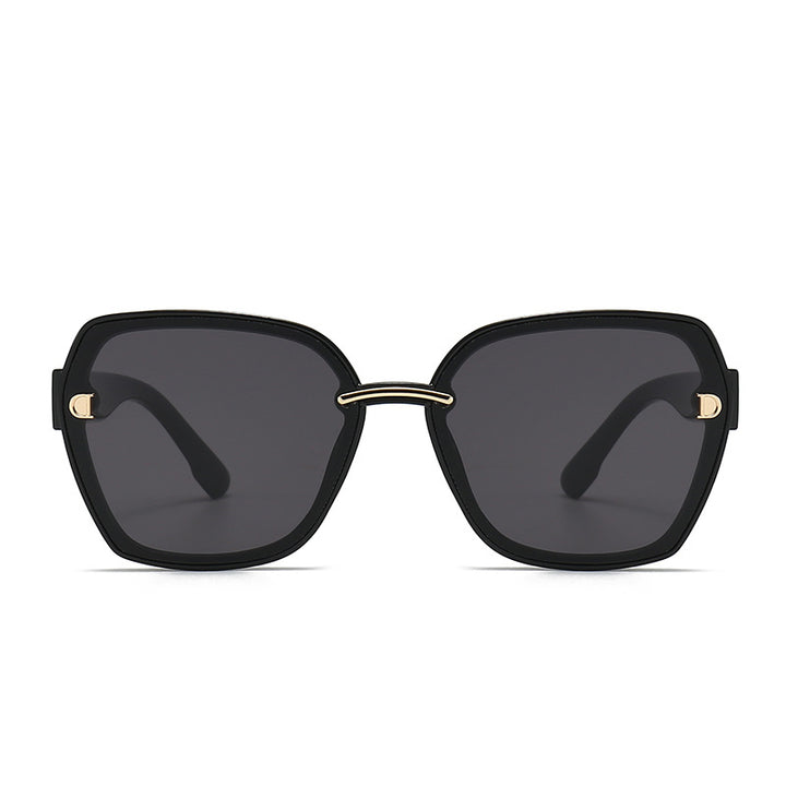 Damen Sonnenbrille mit stilvollem, quadratischem Rahmen und eleganten Details Karnz