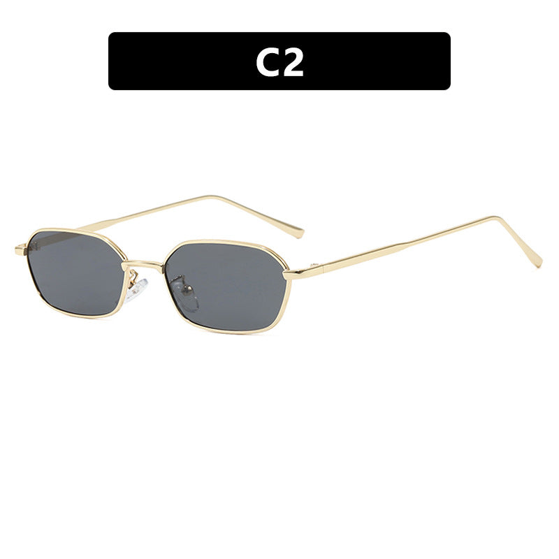 Damen geometrische Sonnenbrille im minimalistischen Design Karnz