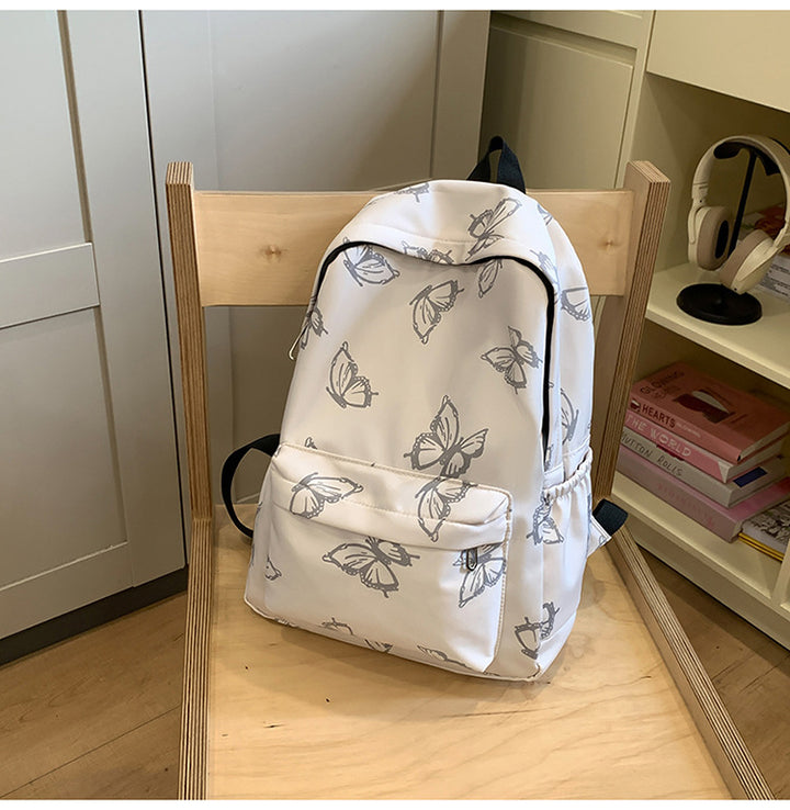Stylischer Schmetterlingsdruck-Rucksack