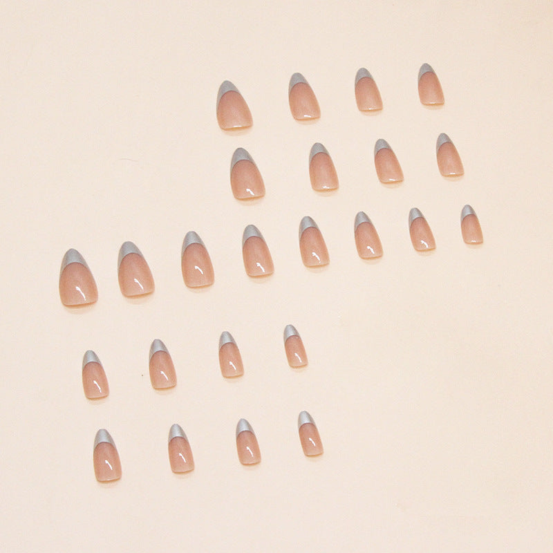 Metallic Tip Press-On Nail Extensions Karnz