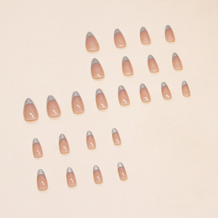 Metallic Tip Press-On Nail Extensions Karnz