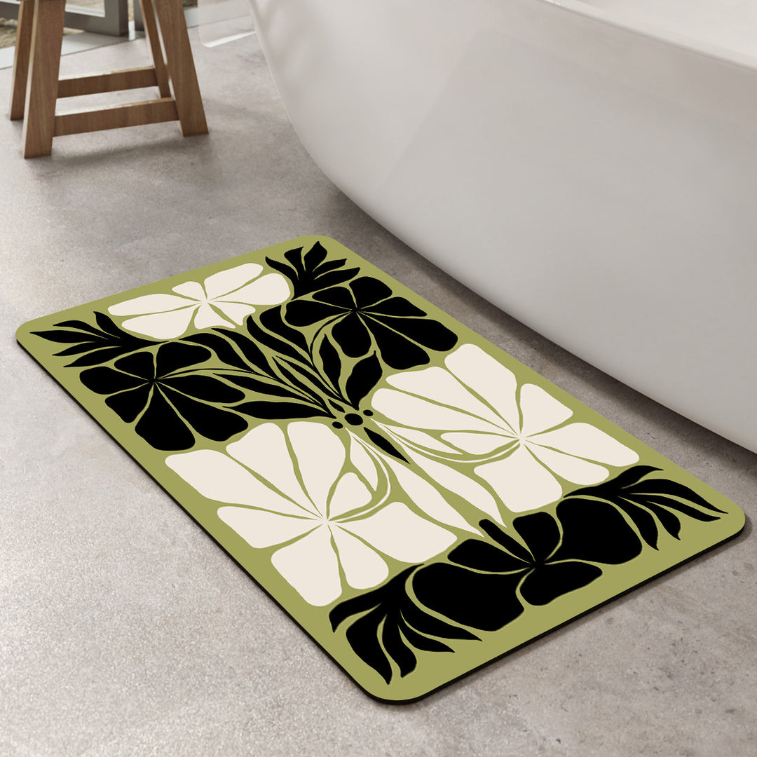 Floraler Druck Teppich Karnz