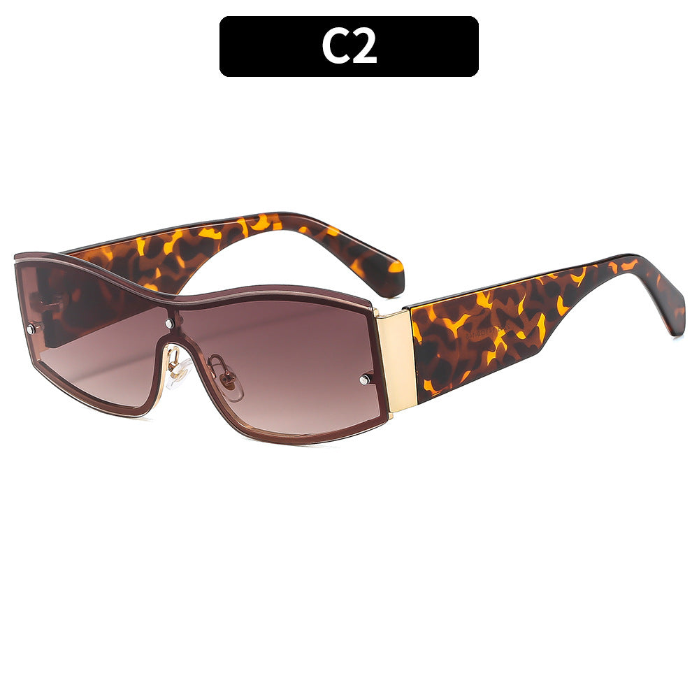 Damen Modische Sonnenbrille mit markantem Design und robustem Rahmen Karnz