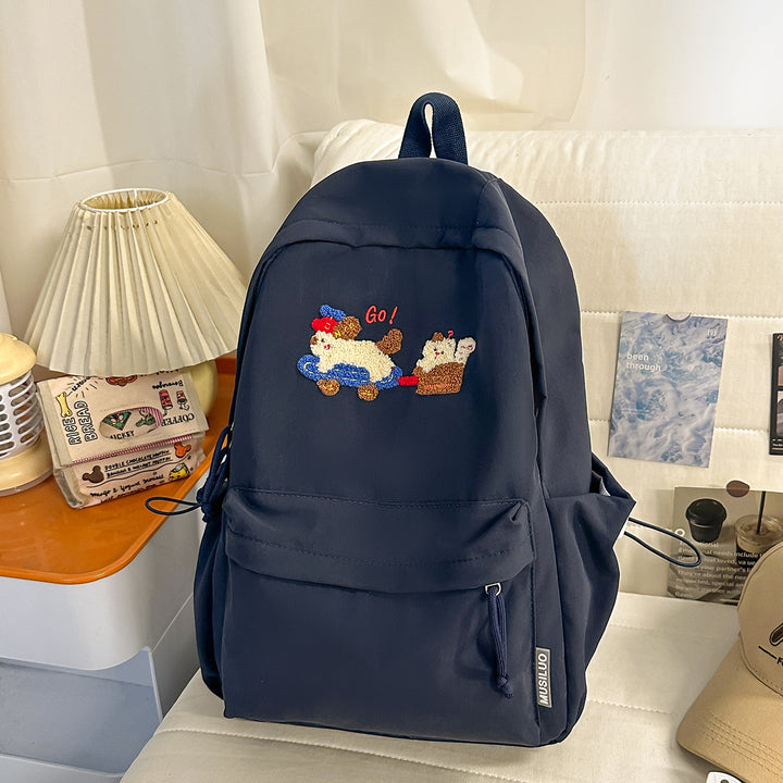 Verspielter Bestickter Rucksack Karnz