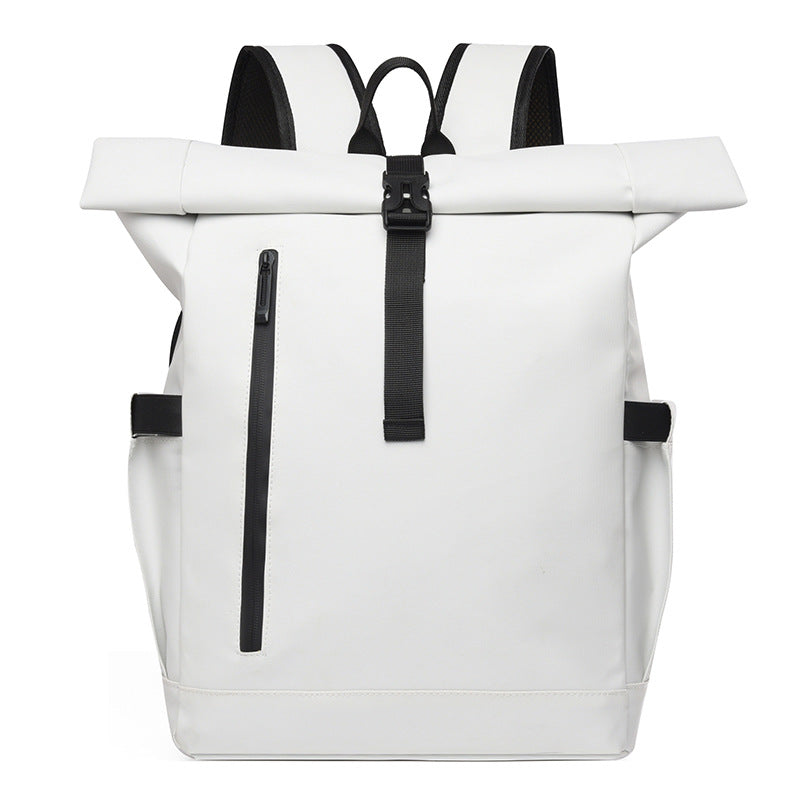 Wasserdichter strukturierter Roll-Top Rucksack Karnz