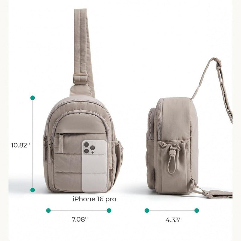 Praktische Sling-Tasche mit Mehreren Fächern Karnz