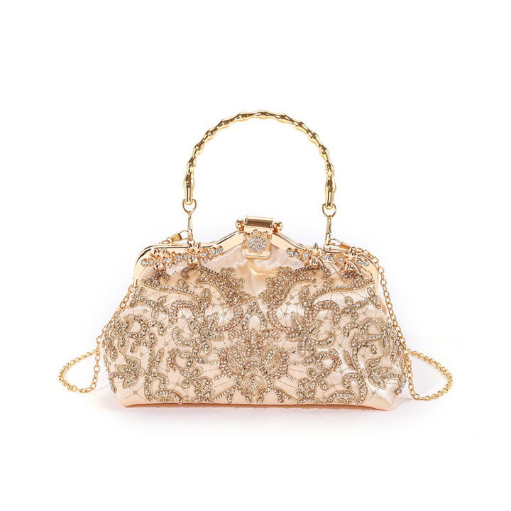 Bestickete Abendhandtasche