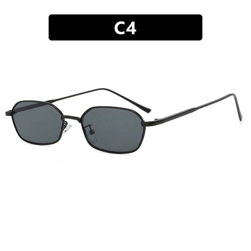 Damen geometrische Sonnenbrille im minimalistischen Design Karnz