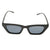 Damen geometrische Sonnenbrille mit raffiniertem Kunststoffrahmen Karnz
