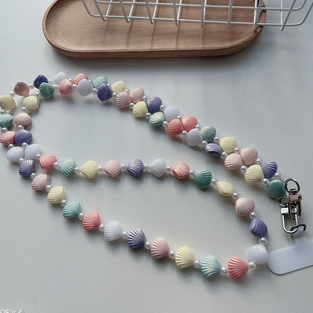 Shell Beaded Telefon Lanyard Karnz