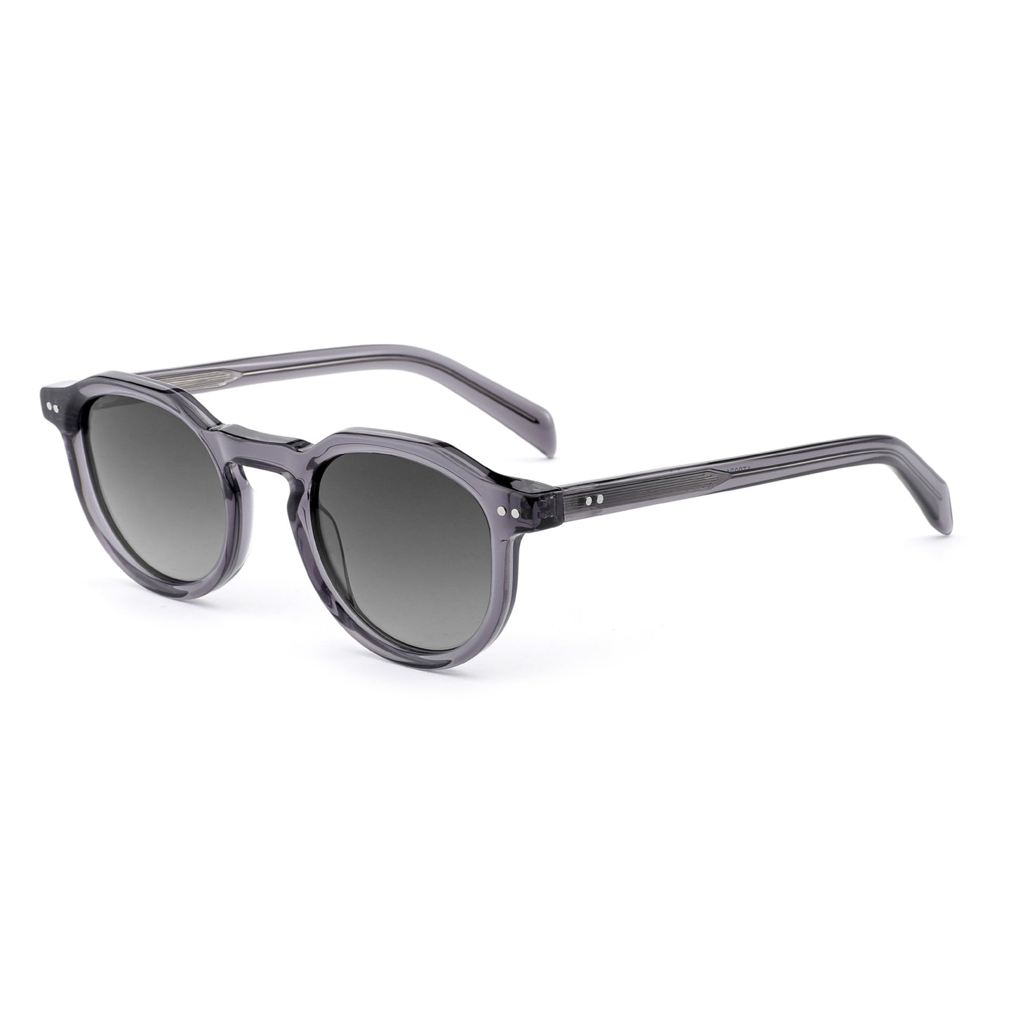 Damen stylische Sonnenbrille mit modernem, transparentem Rahmen Karnz