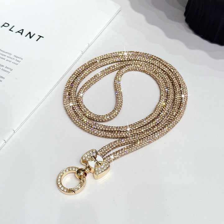 Elegante Strass-Brillen Kette Karnz