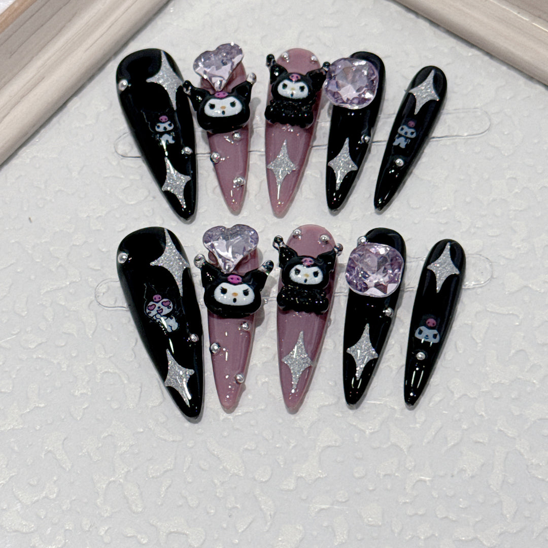 Themenbezogenes Dekoratives 3D Nagelkunst Set
