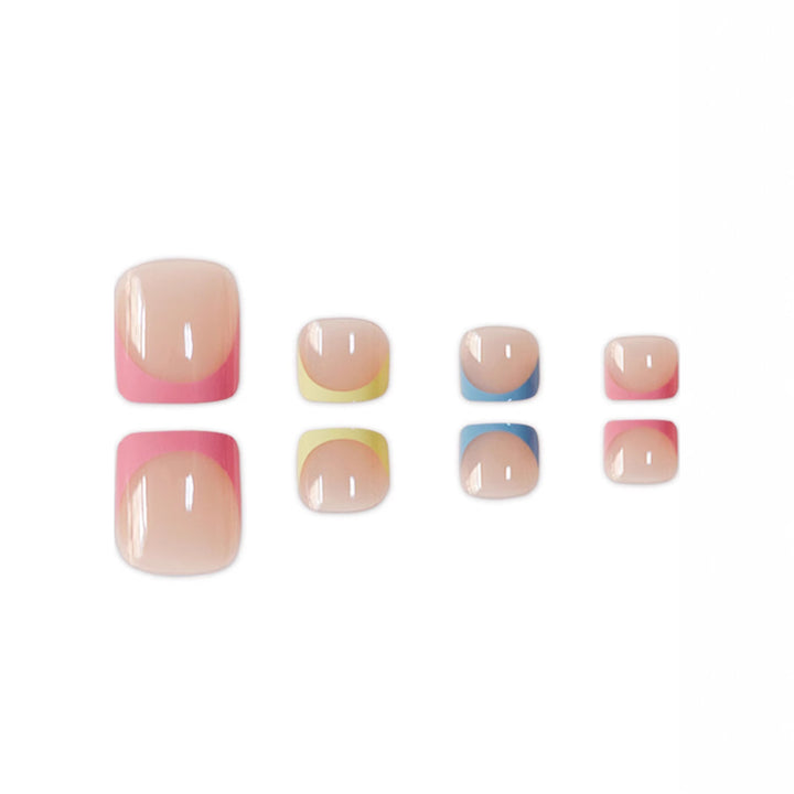 Dekoratives French Tip Nail Art Set Karnz