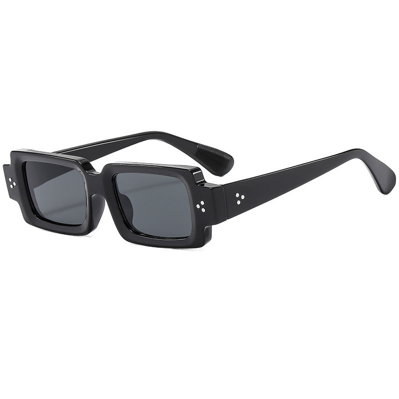 Fette rechteckige Rahmenbrille Karnz